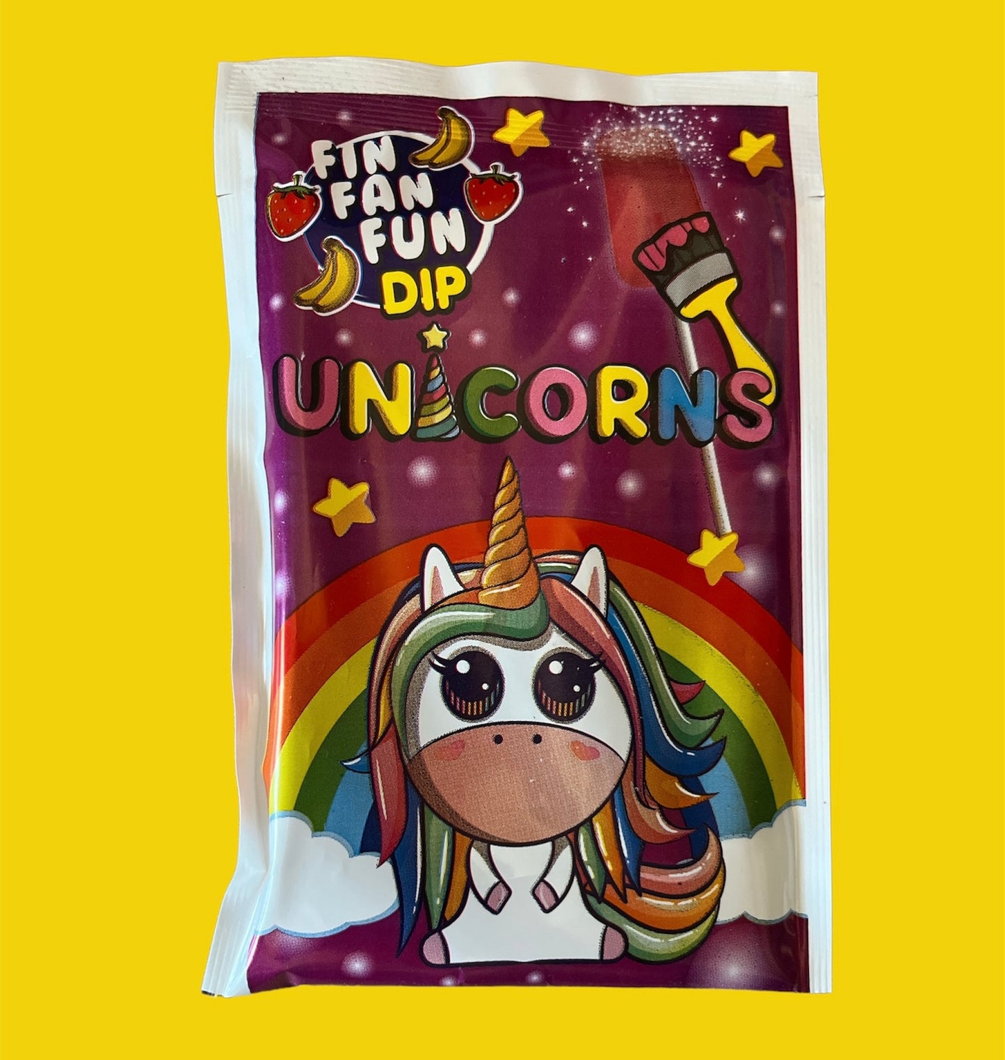 SUCETTES POUDRE LICORNE BANANE FRAISE (à l’unité)