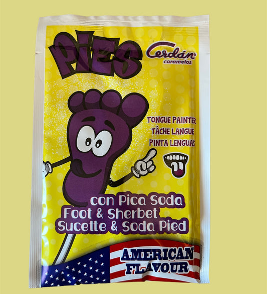 SUCETTES PIED POUDRE AMERICAN FLAVOUR (à l’unité)