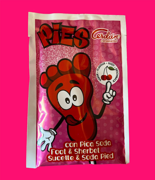 SUCETTES PIED POUDRE CERISE 🍒 (à l’unité)