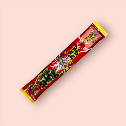SOUR SHOK CHEWY BLAST FRAISE à l’unité