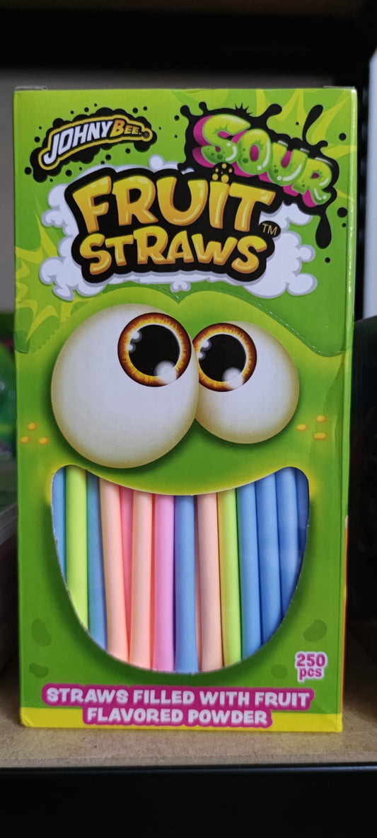 SOUR FRUIT STRAWS MINI X4