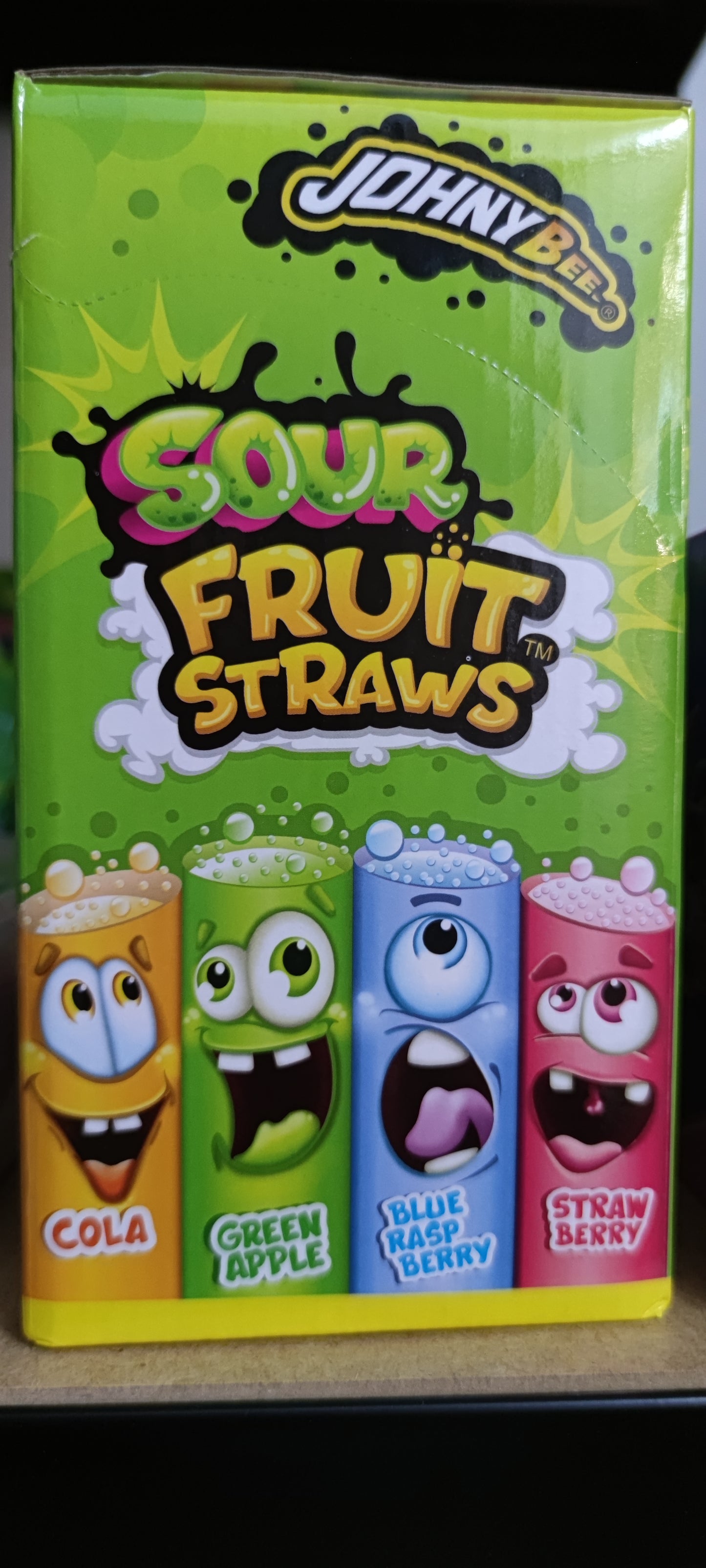 SOUR FRUIT STRAWS MINI X4